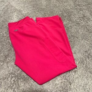 Pink FIGS Kade Cargo Pants